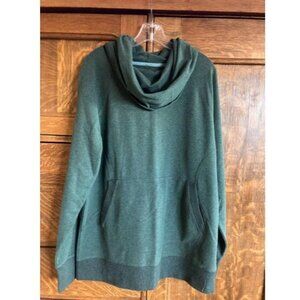 NWT L.L. Bean Cozy Pullover Women's XL-Tall, Forest Shade Heather Green